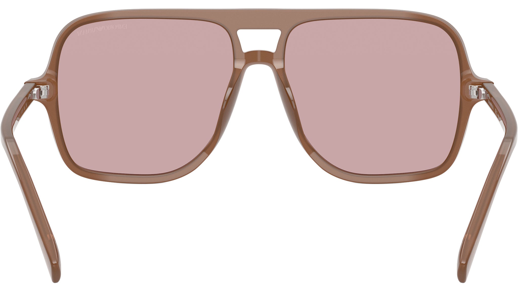 Emporio Armani EA4252U Sunglasses 627173 Shiny Opaline Light Brown