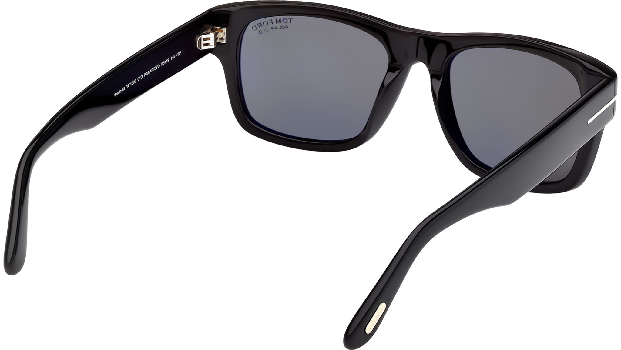 Tom Ford Smith-02 Sunglasses FT1303 01D Shiny Black - eye-oo.com display picture 2