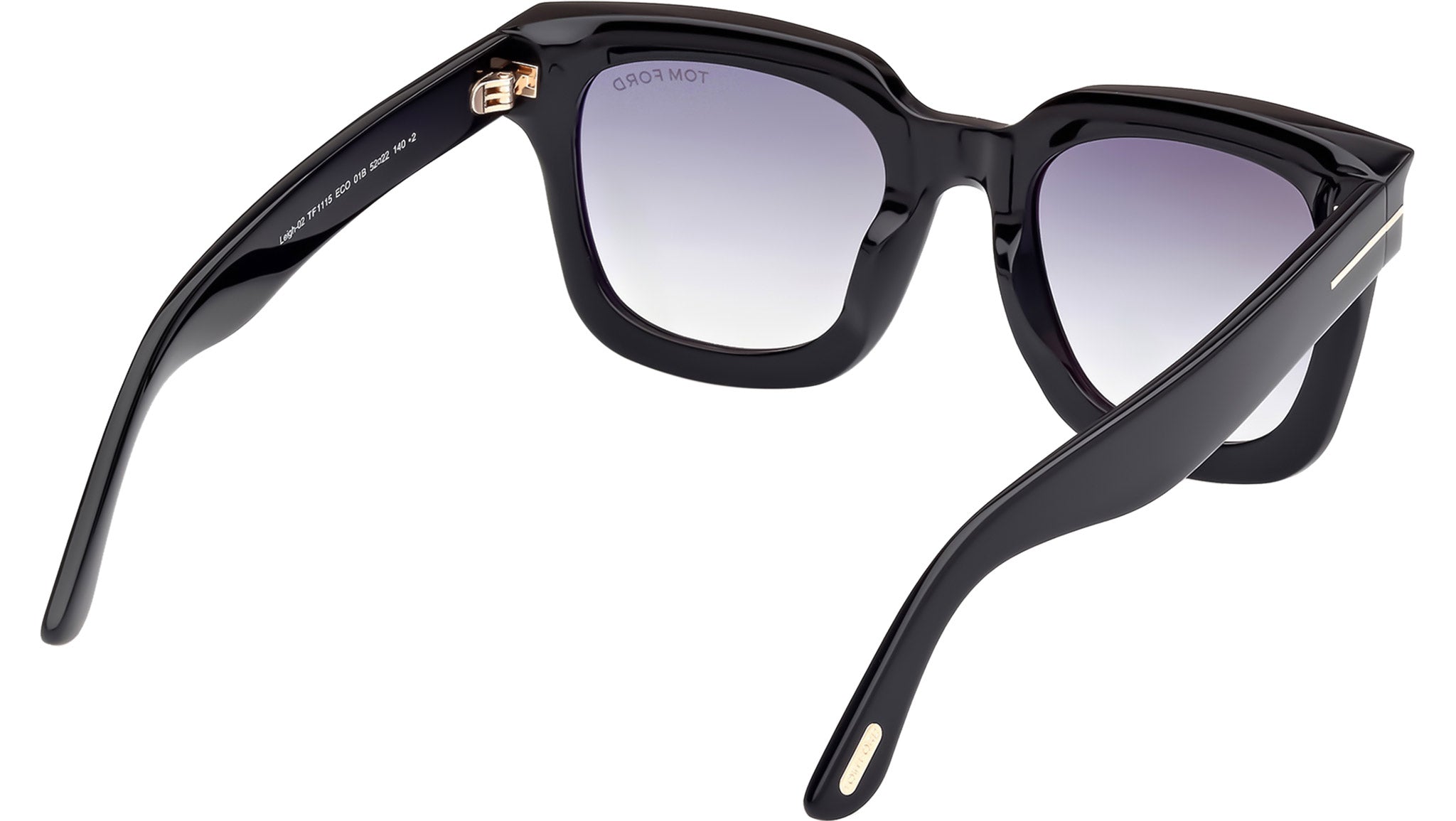 近年モデル ケース付属 TOM FORD Leigh-02 TF1115 度なし Tom Ford Leigh-02 Sunglasses FT1115 01B Shiny Black - eye-oo.com