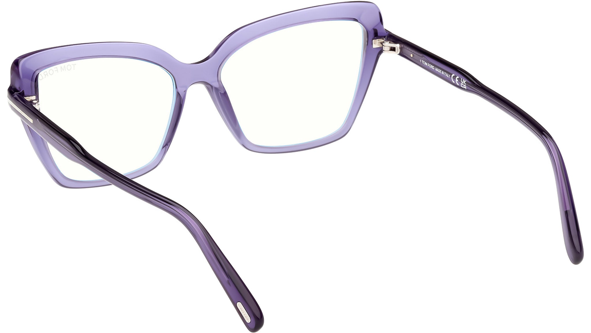 Tom Ford FT5948-B Optical Frame 081 Shiny Violet - eye-oo.com