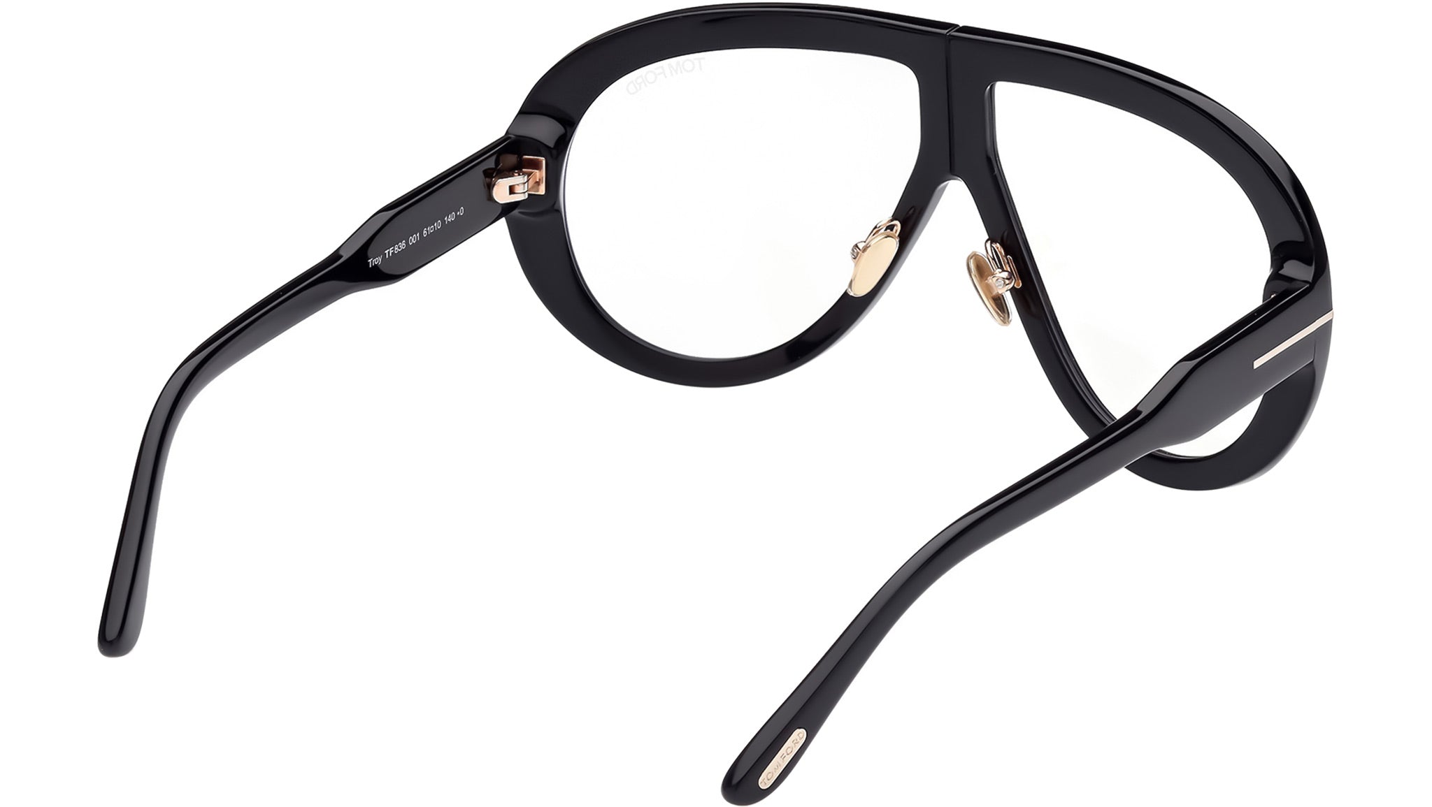 Tom Ford Troy Sunglasses FT0836 001 Shiny Black - eye-oo.com