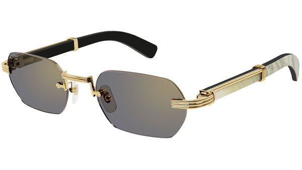 Cartier CT0362S 003 Gold Bronze Sunglasses - eye-oo.com