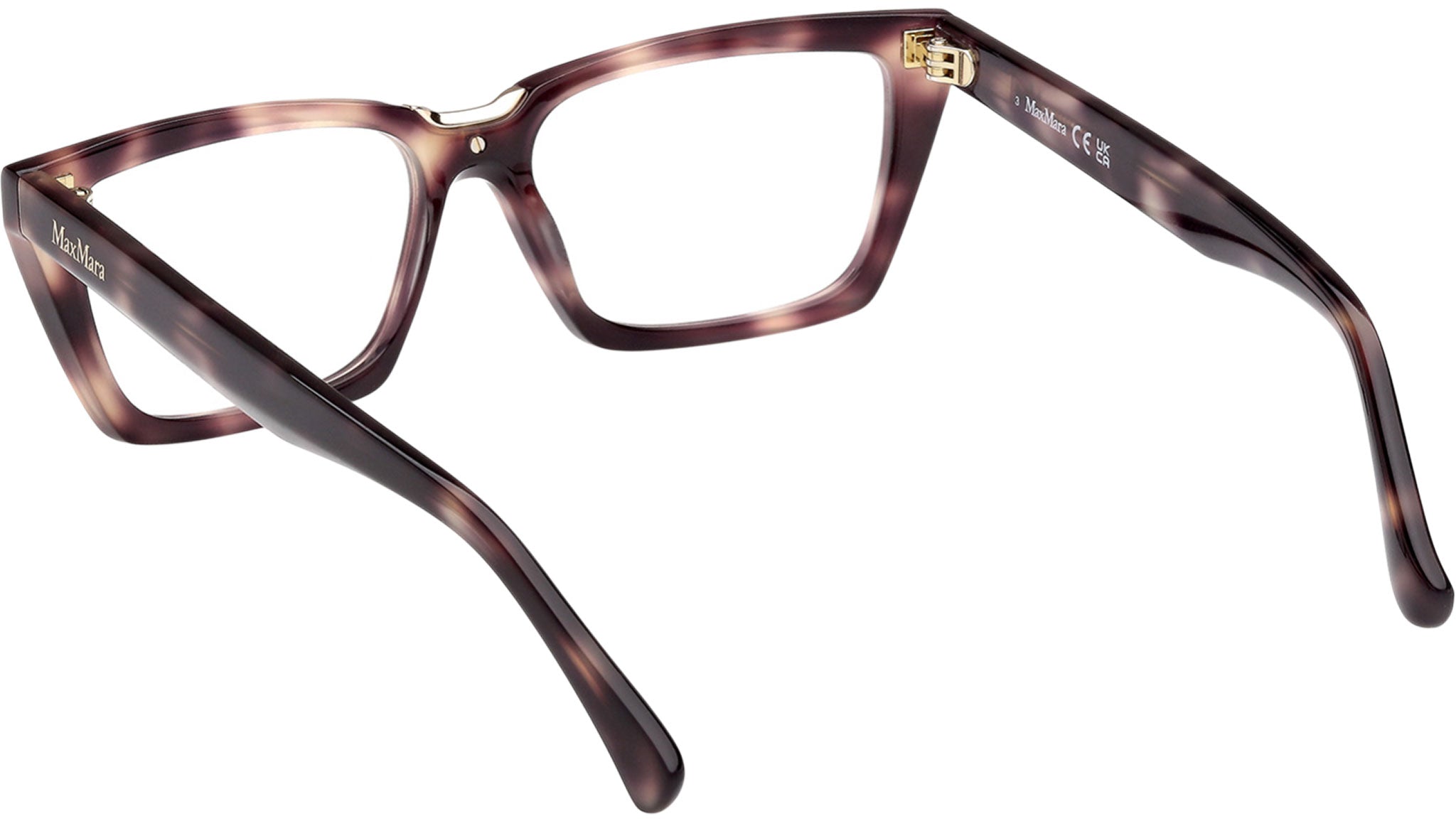ミーコ802 Max Mara MM5180 Glasses MM5180 052 Dark Havana - eye-oo.com