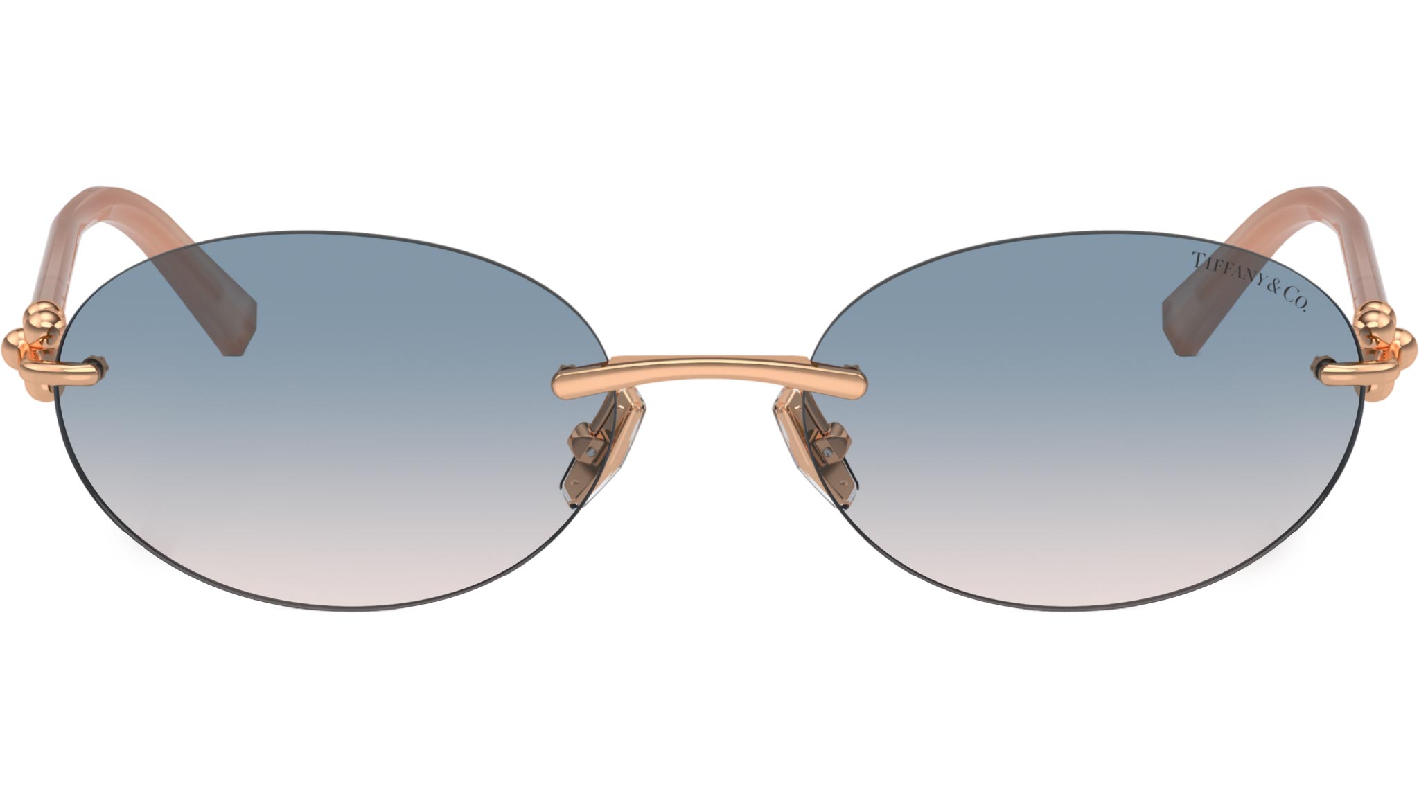 Tiffany TF3104D Sunglasses 621716 Rose Gold - eye-oo.com