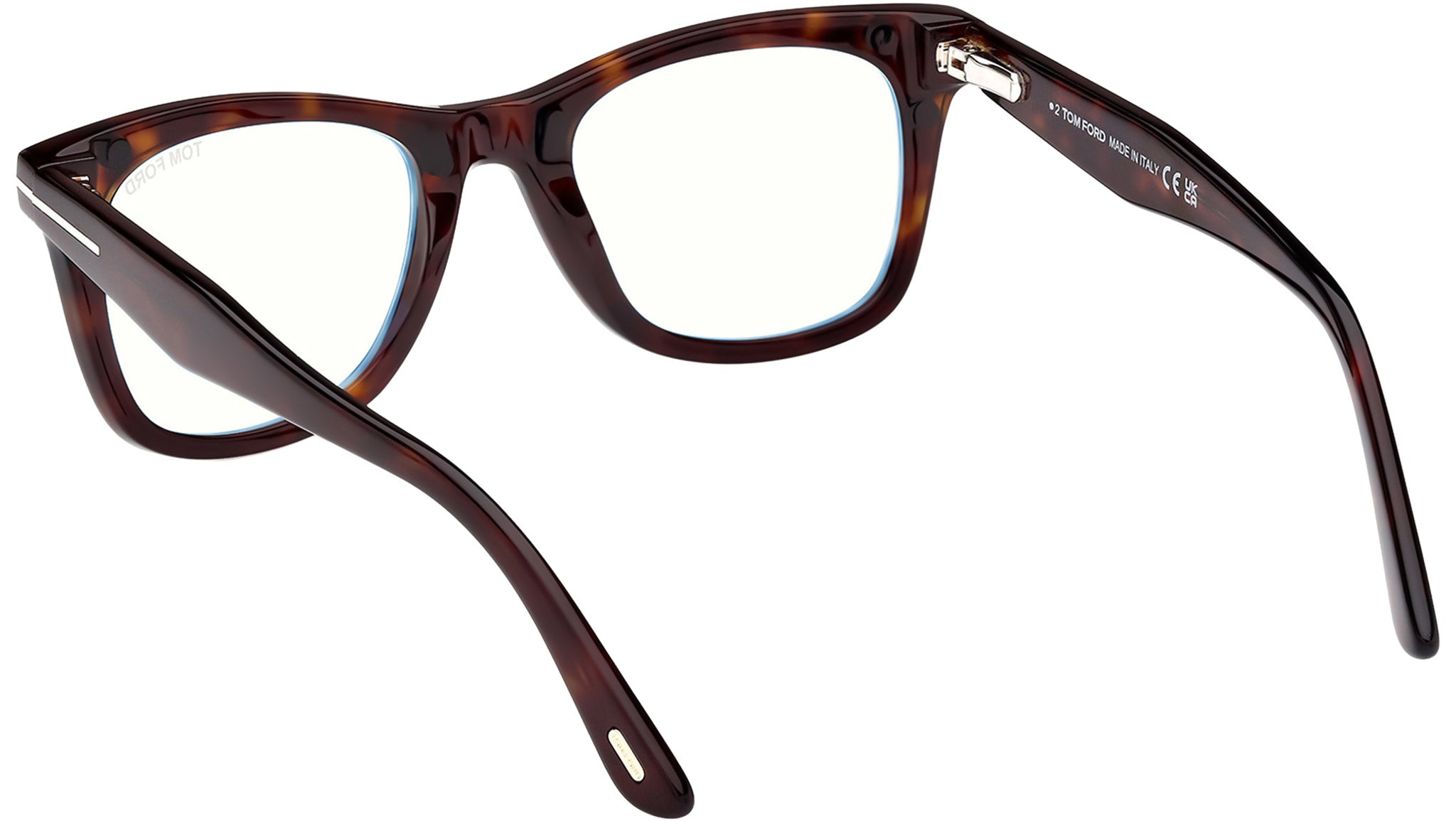 Tom Ford FT5979 Eyeglasses Dark Havana Acetate Round Tom Ford FT5977-B Optical Frame 052 Dark Havana - eye-oo.com main image 4
