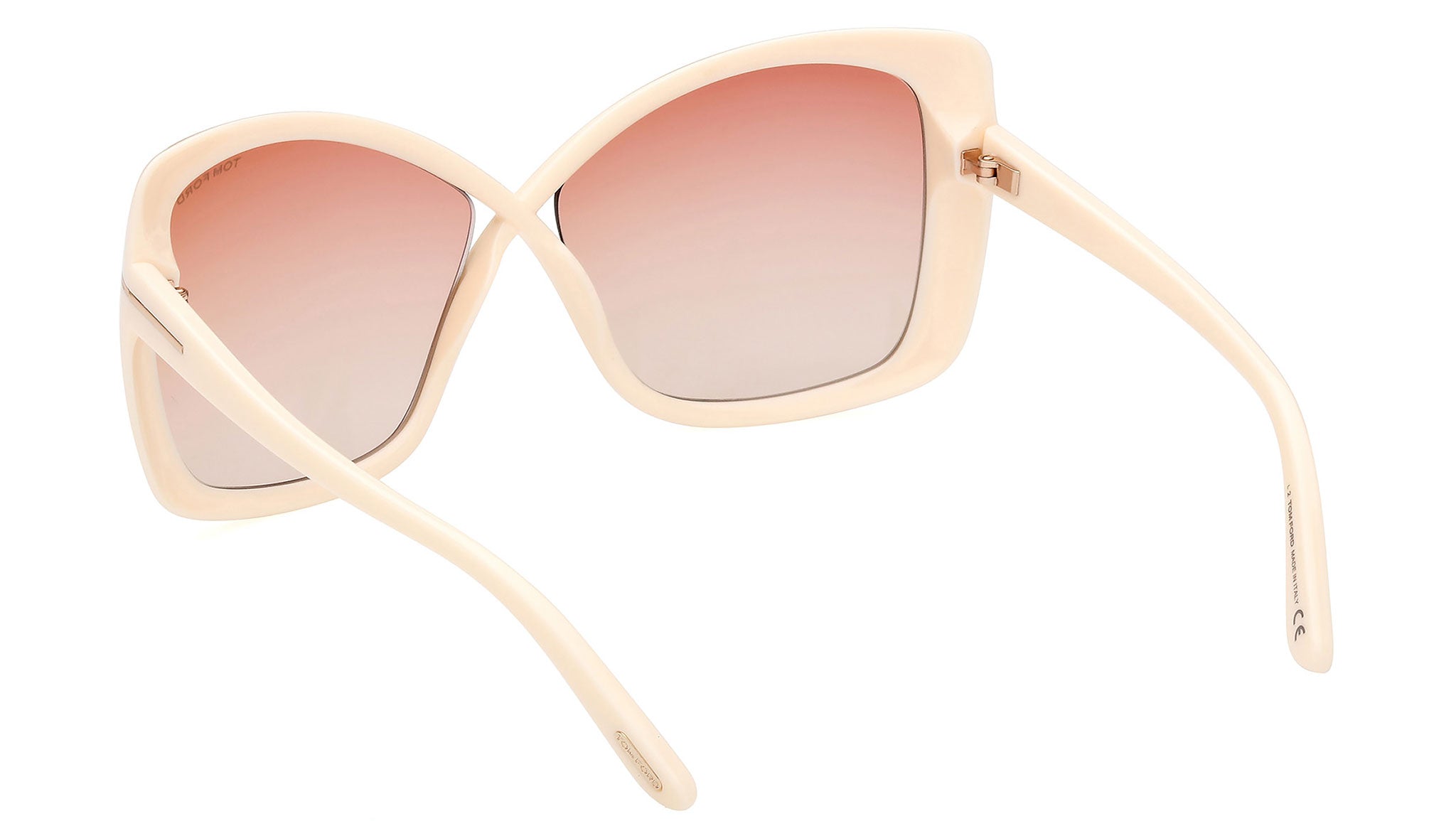 Tom Ford Jasmin Sunglasses FT0943 25T Ivory - eye-oo.com display picture 2