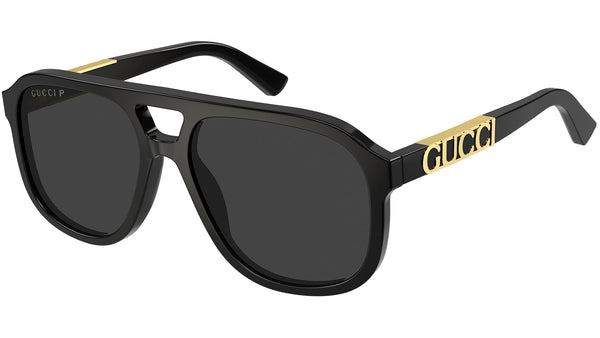 小物 Archive GUCCI sunglasses black New GUCCI Sunglasses GG0811S 001 53-21 145 Black & Gold Frames