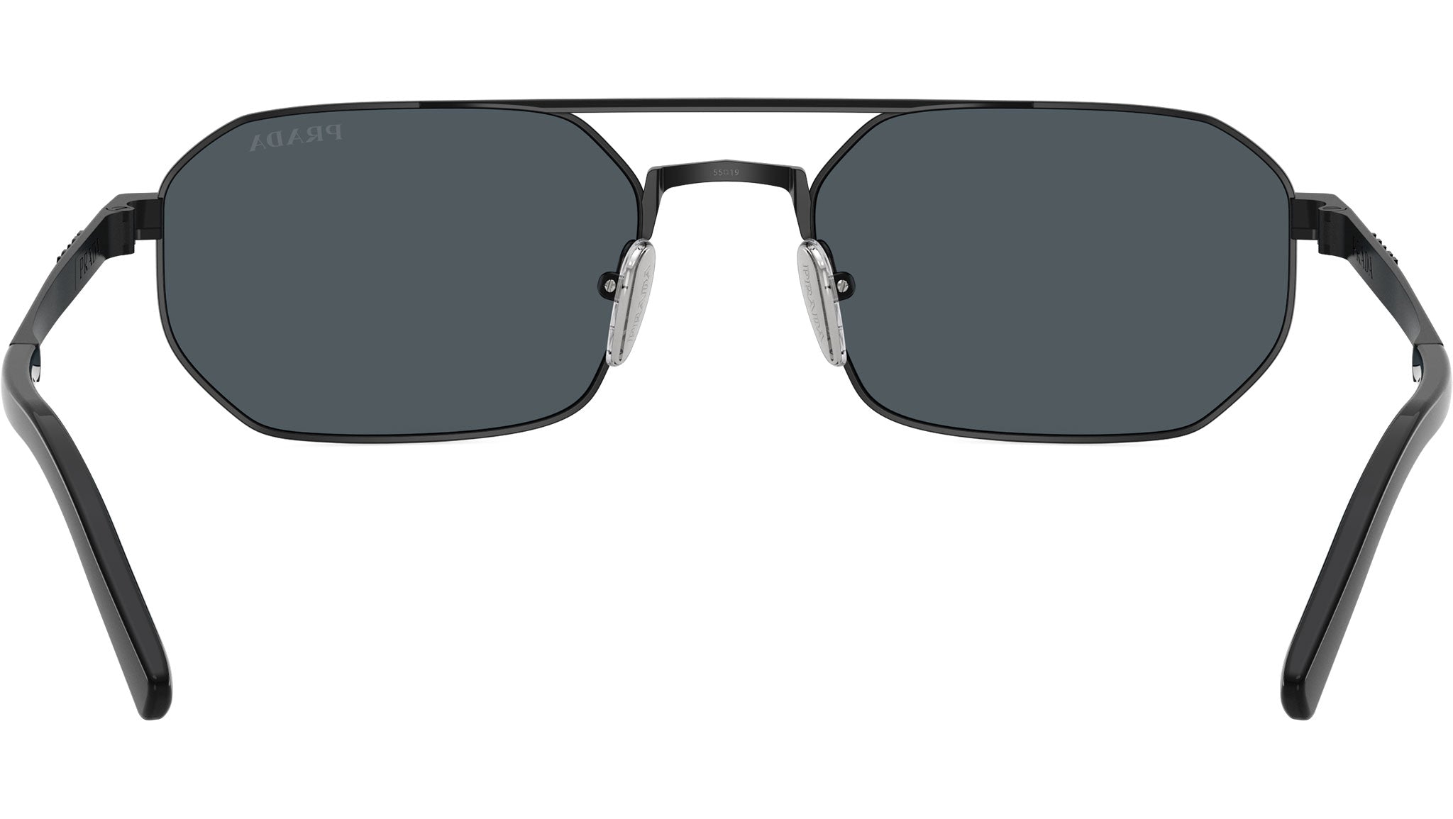 PR D53S Prada Sunglasses 7AB70B Satin Black - eye-oo.com