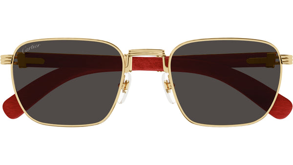Cartier Première CT0363S Sunglasses 004 Shiny Gold - eye-oo.com