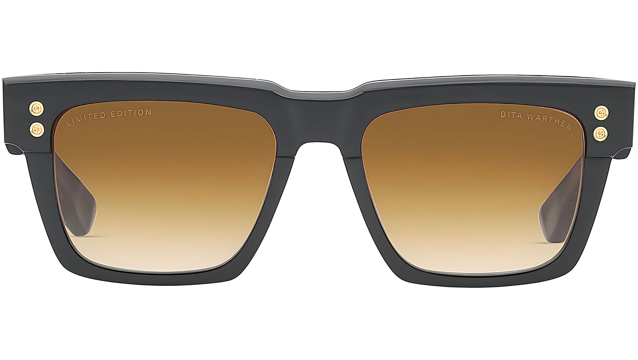 Dita Warthen DTS434 Sunglasses 01 Black / Yellow Gold - eye-oo.com