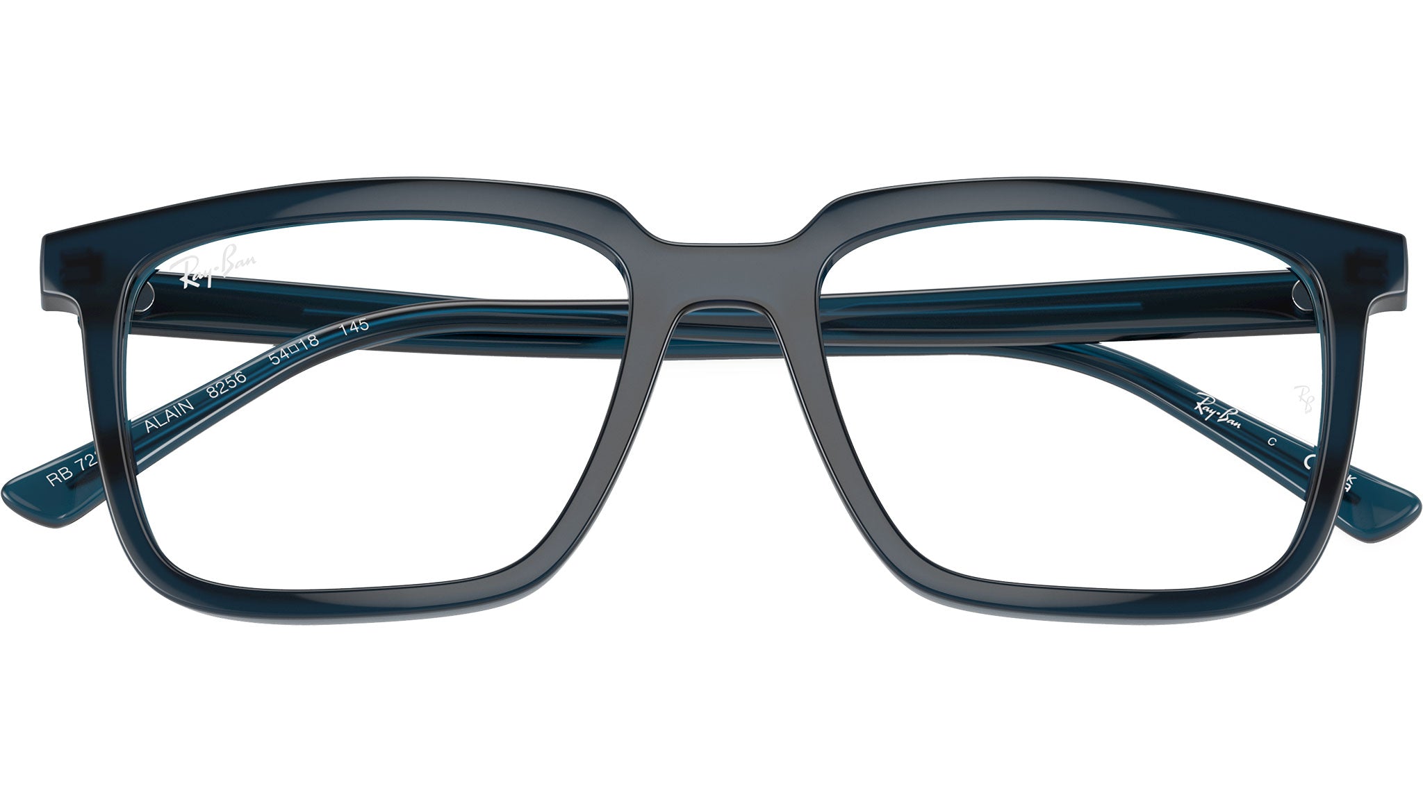 Alain RB7239 Ray-Ban Glasses 8256 Opal Dark Blue - eye-oo.com