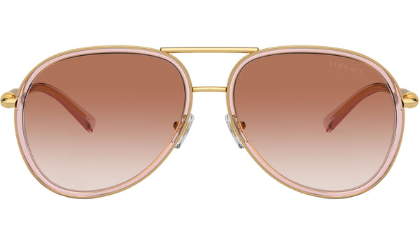 Versace VE2260 100213 Sunglasses Brown Aviator Frame, Pink Lenses s-l400.jpg main image 4