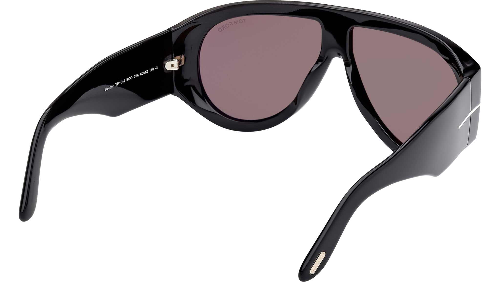 Tom Ford Bronson FT1044 Sunglasses 01A Shiny Black - eye-oo.com