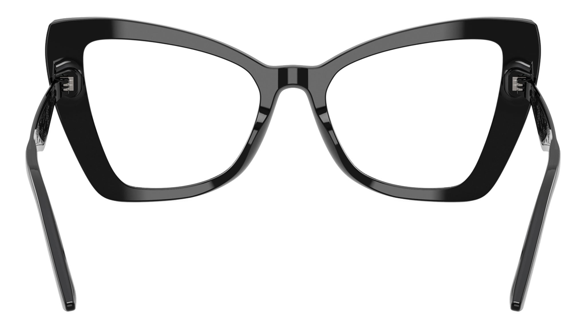 Dolce & Gabbana Black Cat-Eye Optical Frames with Branded Case Dolce & Gabbana DG3440 Eyeglasses | LensCrafters main image 3