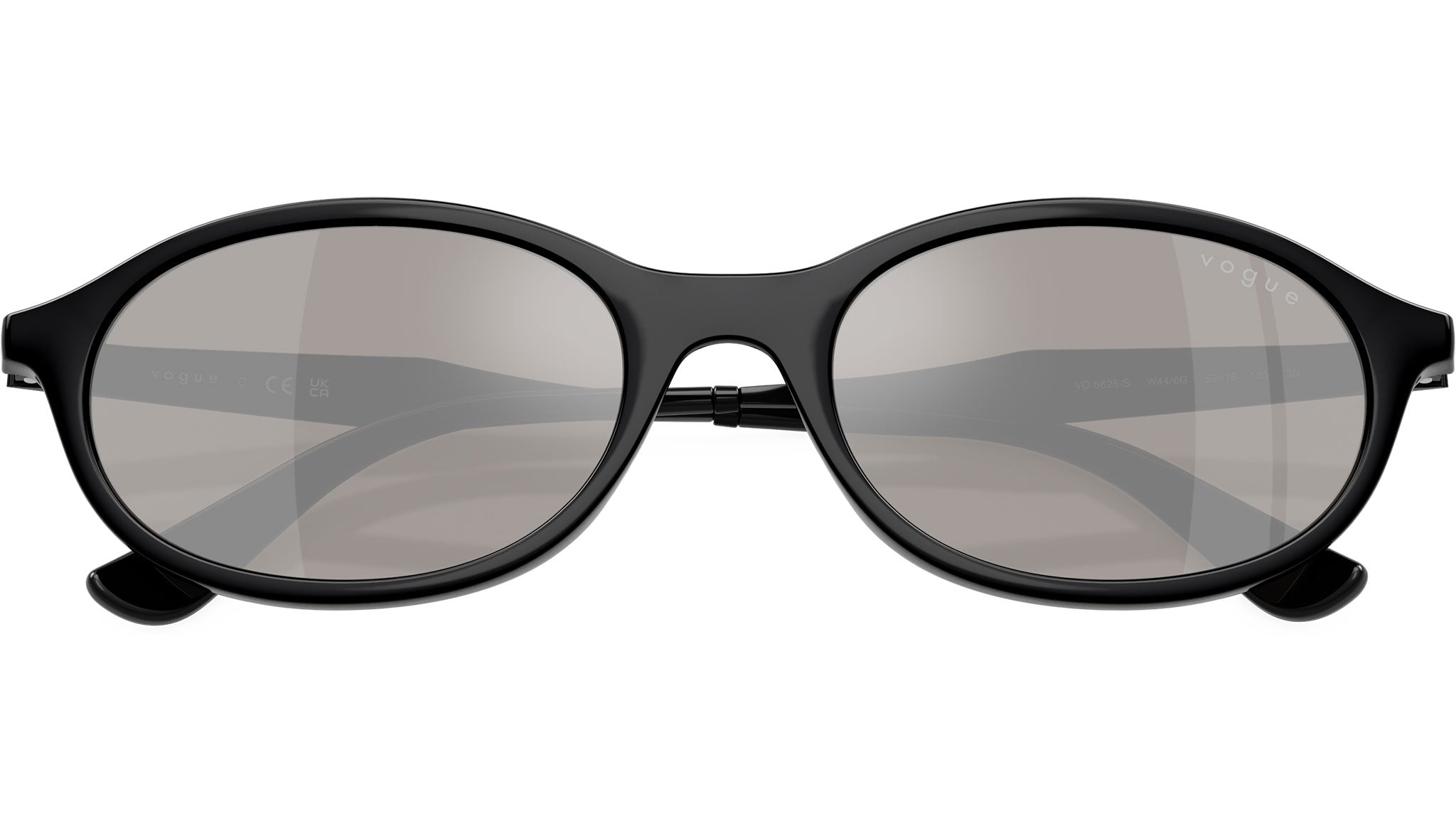 New Women’s Vogue Silver Hexagon Frame Sunglasses with Dark Gray Lenses Eyeglasses VO4226 - Silver - Demo Lens - Metal | Vogue  main image 2