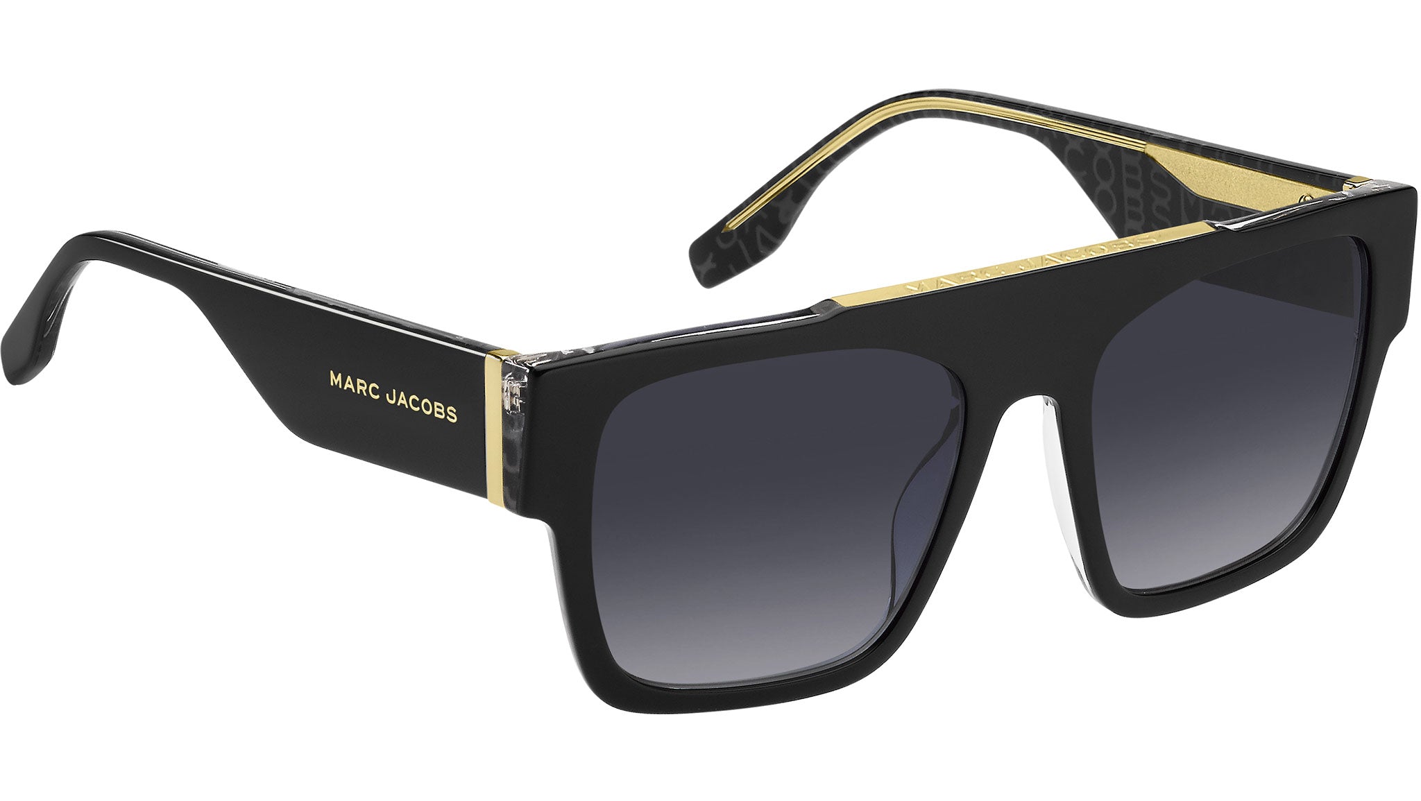 Marc Jacobs MARC 757/S 1EI 9O Sunglasses Black Pattern Grey - eye