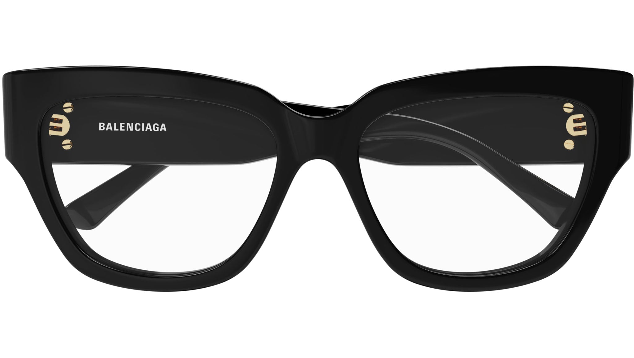Balenciaga BB0326O Eyeglasses 001 Shiny Black - eye-oo.com