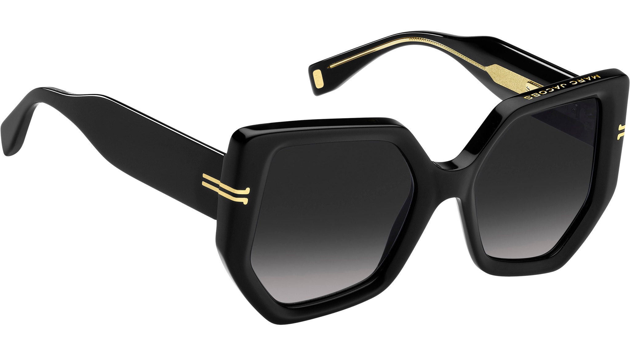 Marc Jacobs Black Oversized Butterfly Sunglasses Marc Jacobs Marc 881/S Butterfly Sunglasses | Fashion Eyewear main image 4