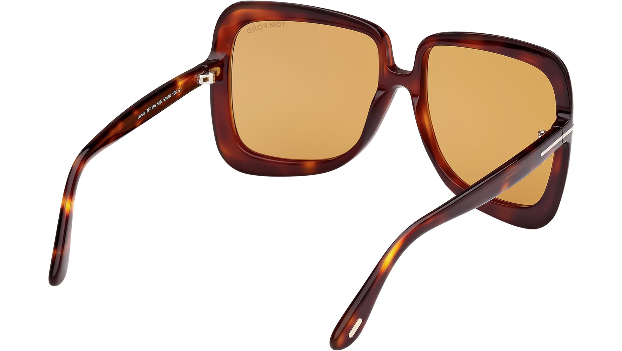 Tom Ford Lorelai Sunglasses FT1156 52E Brown Havana - eye-oo.com