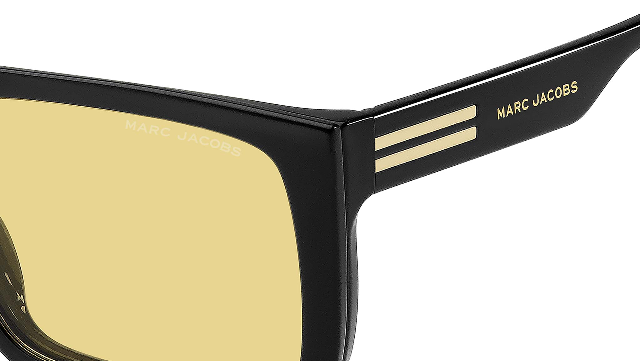 Marc Jacobs MARC 672/CS 71C HO Sunglasses Black Yellow - eye-oo.com
