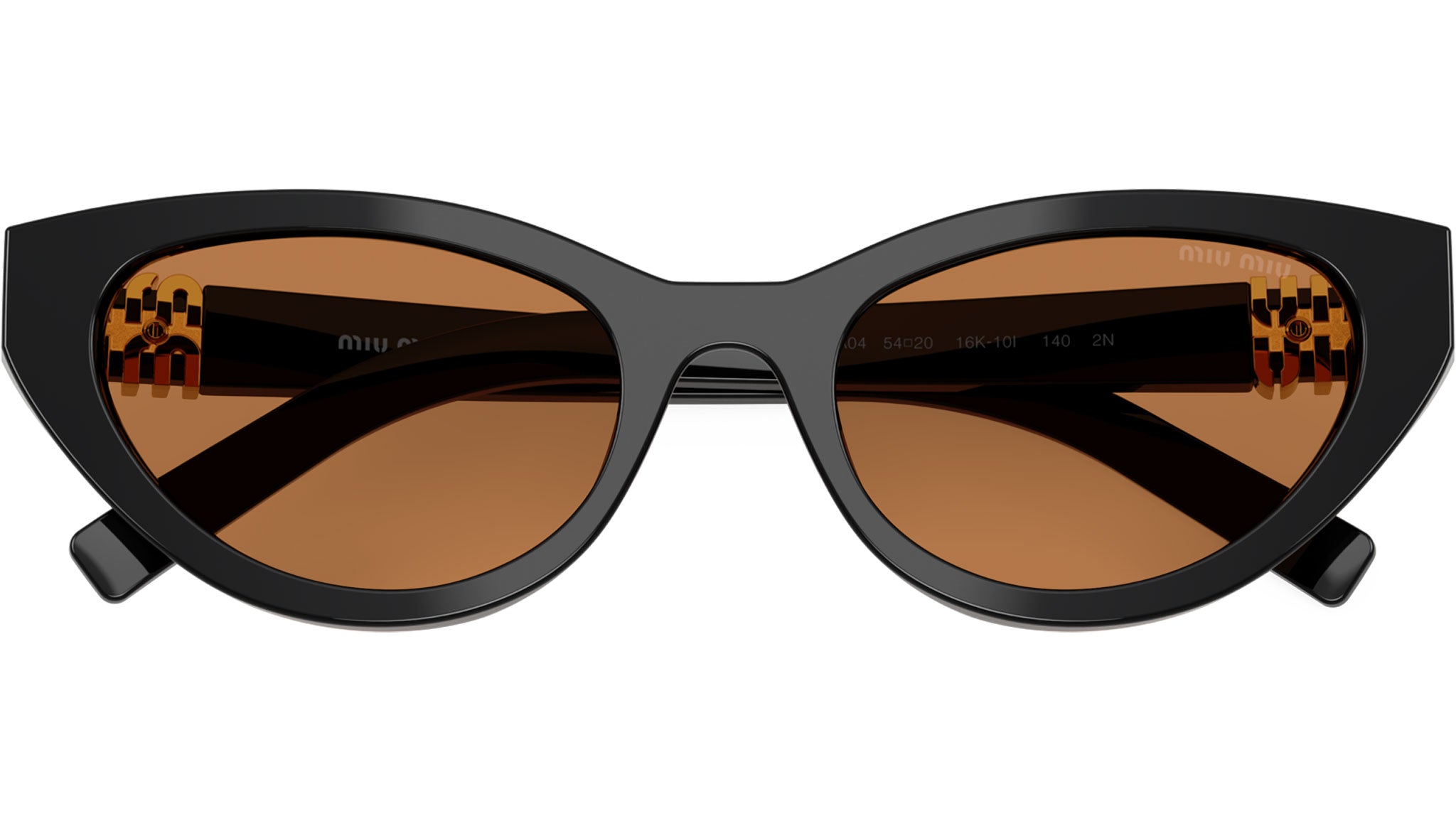 Miu Miu Cat-Eye Sunglasses MU A04S Black Miu Miu MU A04S 21C40O Sunglasses - US main image 2