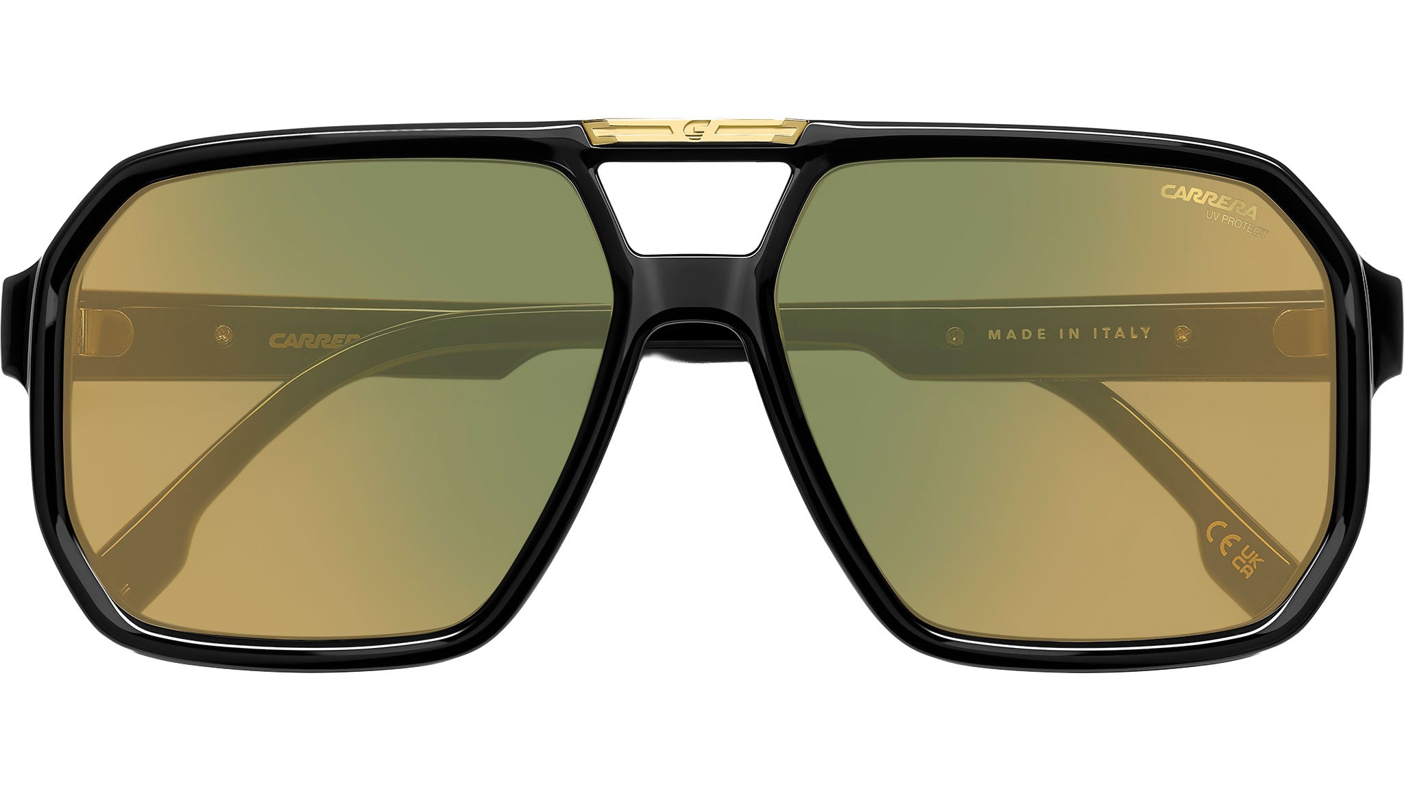 Carrera VICTORY C 01/S 71C MJ Sunglasses Black Yellow - eye-oo.com