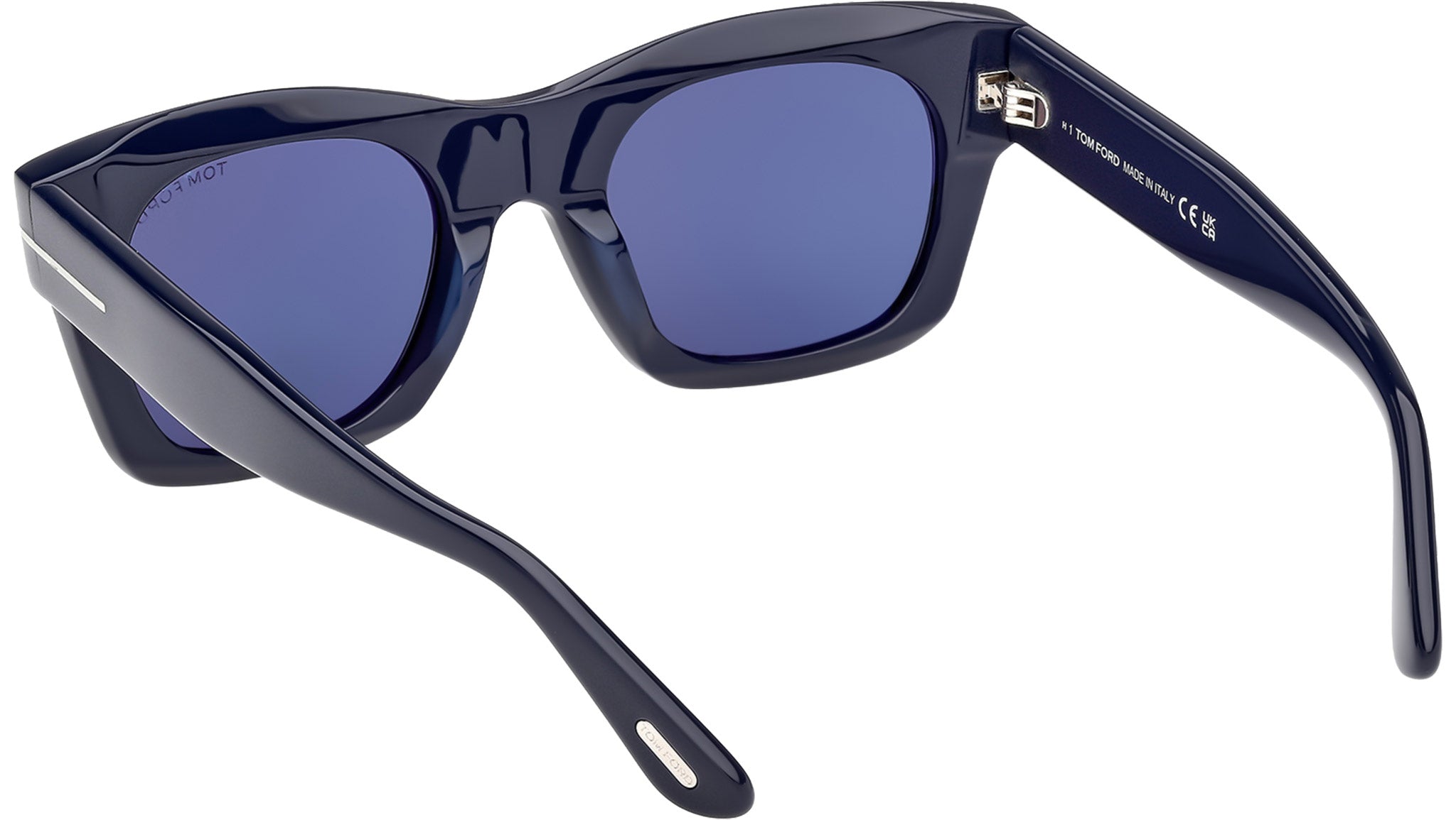 Tom Ford Emma-02 Sunglasses FT1314 90V Shiny Blue - eye-oo.com