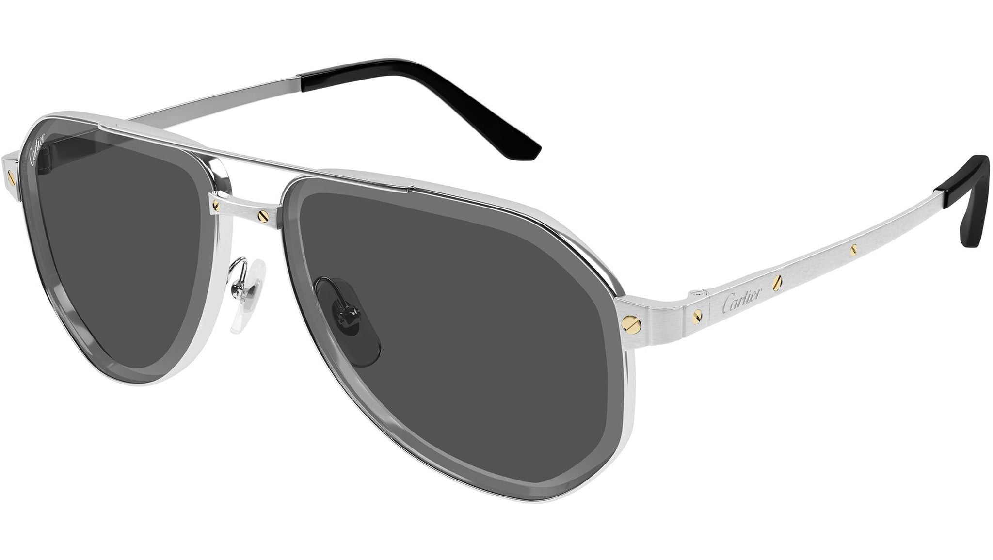 Cartier CT0461S 001 Sunglasses Gold Gold - eye-oo.com