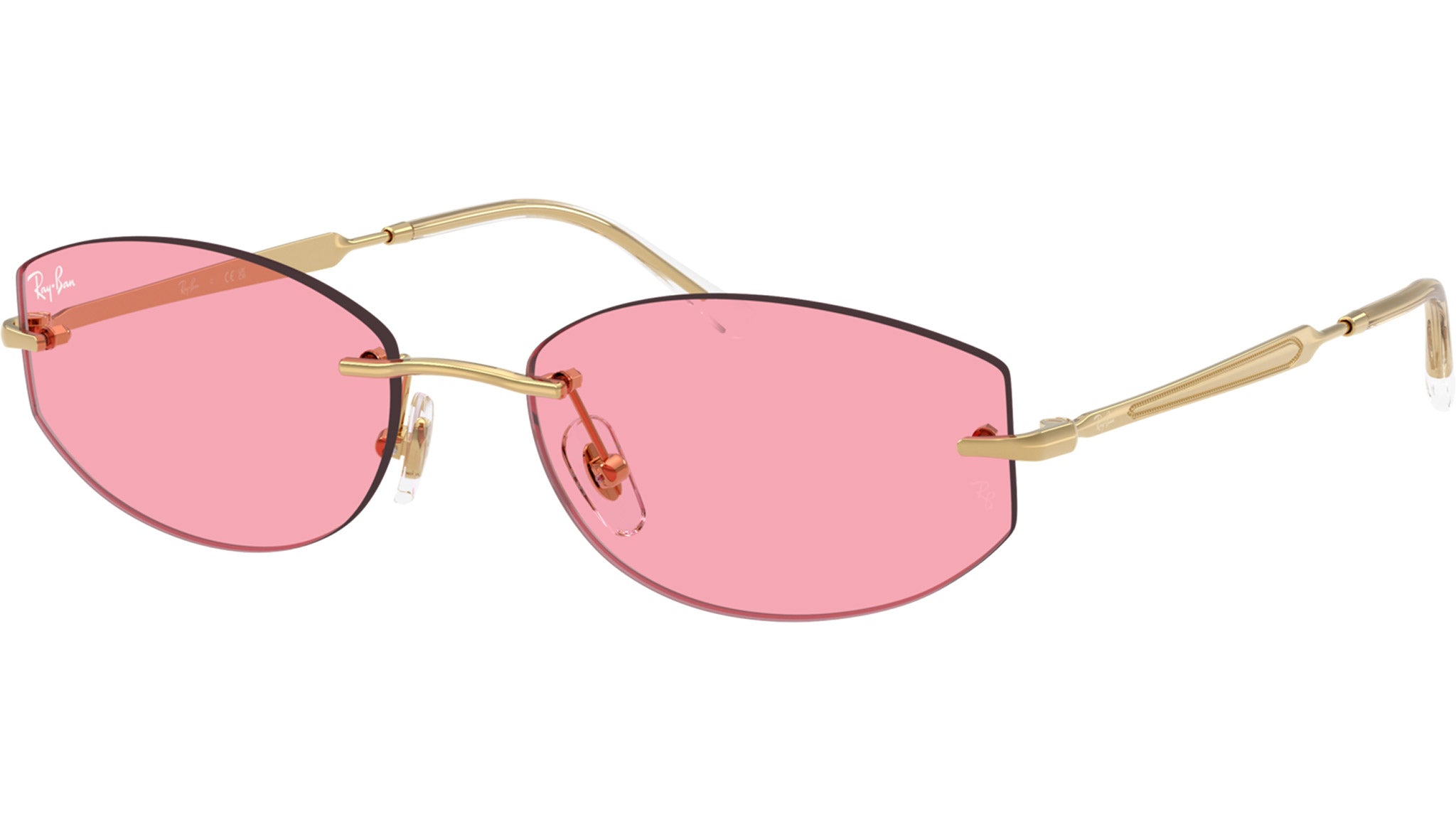 Ray-Ban オーバル サングラス ピンクゴールド RB3792 Ray-Ban Sunglasses 001/84 Arista - eye-oo.com