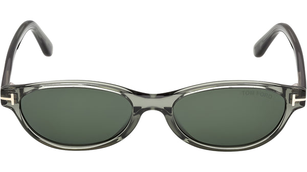 Tom Ford Chloe-02 Sunglasses FT1310 93N Shiny Light Green  display picture 1