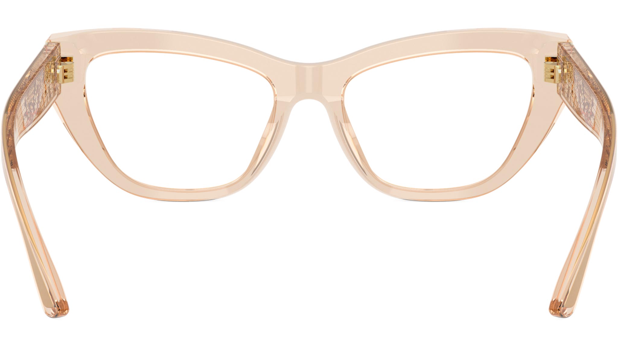 Dolce & Gabbana DG 3412 Glasses 3432 Transparent Camel - eye-oo.com