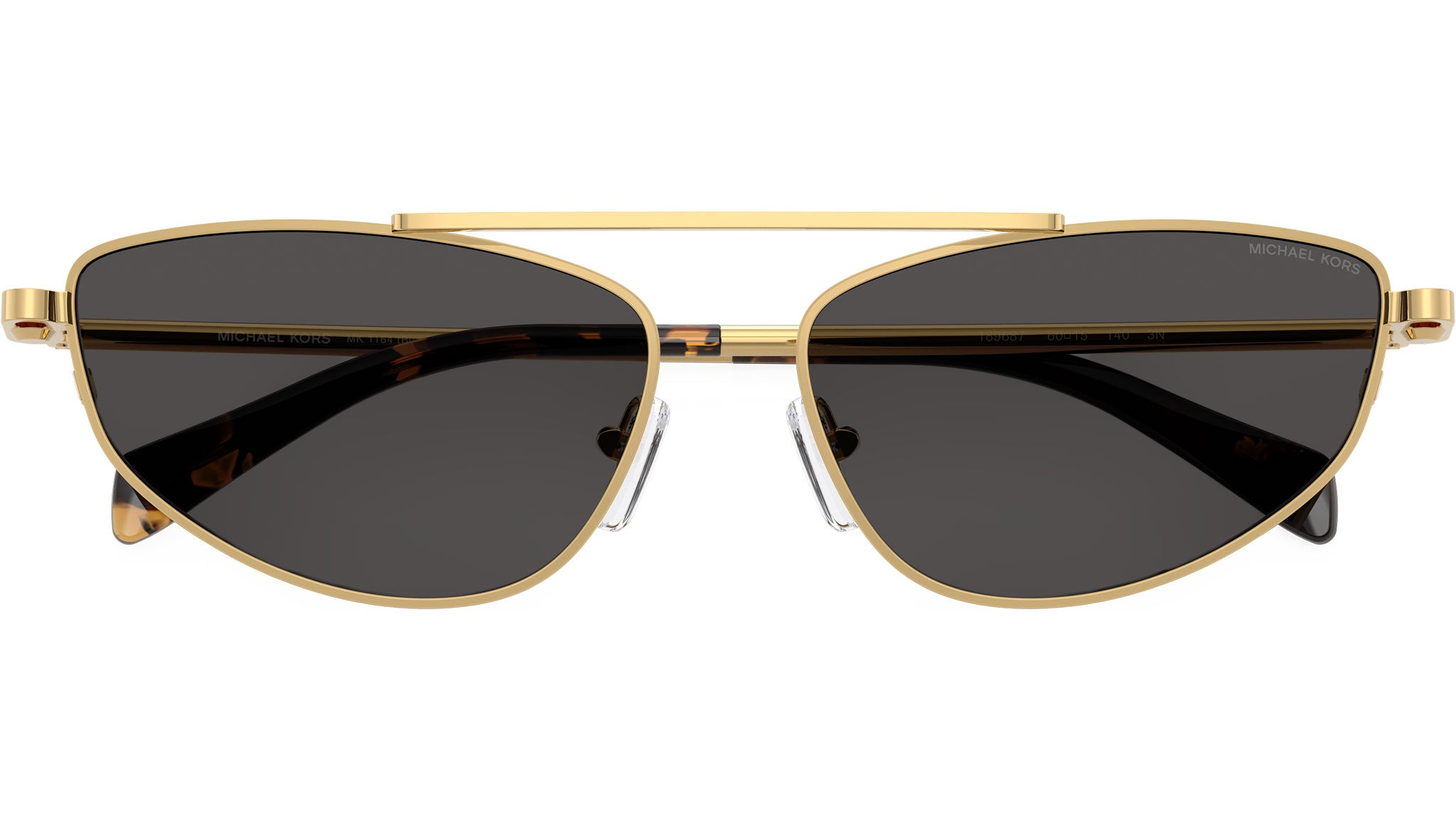 Michael Kors Gold & Black Pilot Sunglasses NEW Michael Kors Sunglasses Kendall MK5016 101485 Light Gold  main image 4