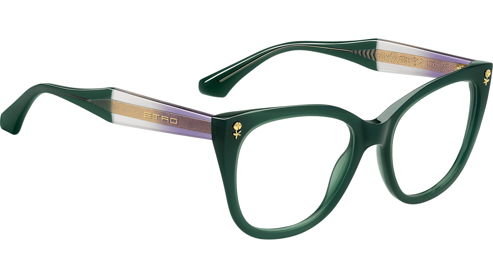 【新品】ETROアイグラス Etro 0094 1ED Optical Frame Green - eye-oo.com