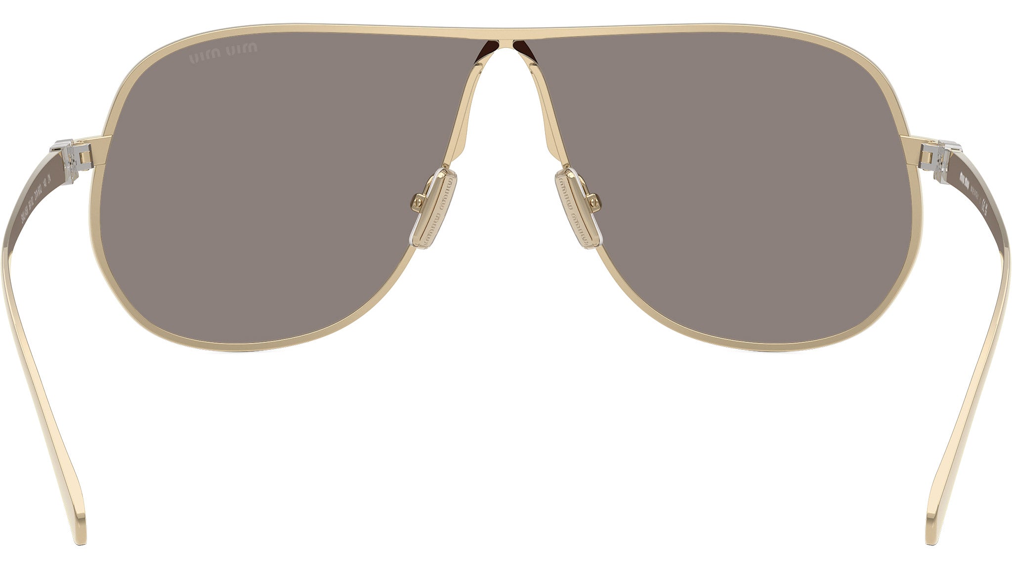 NEW MIU MIU SUNGLASSES MUA56S ZVN80Q WOMEN GOLD MU A56S, SMU A56 EYEWEAR Sunglasses Miu Miu MU A56S - Mia Burton main image 4