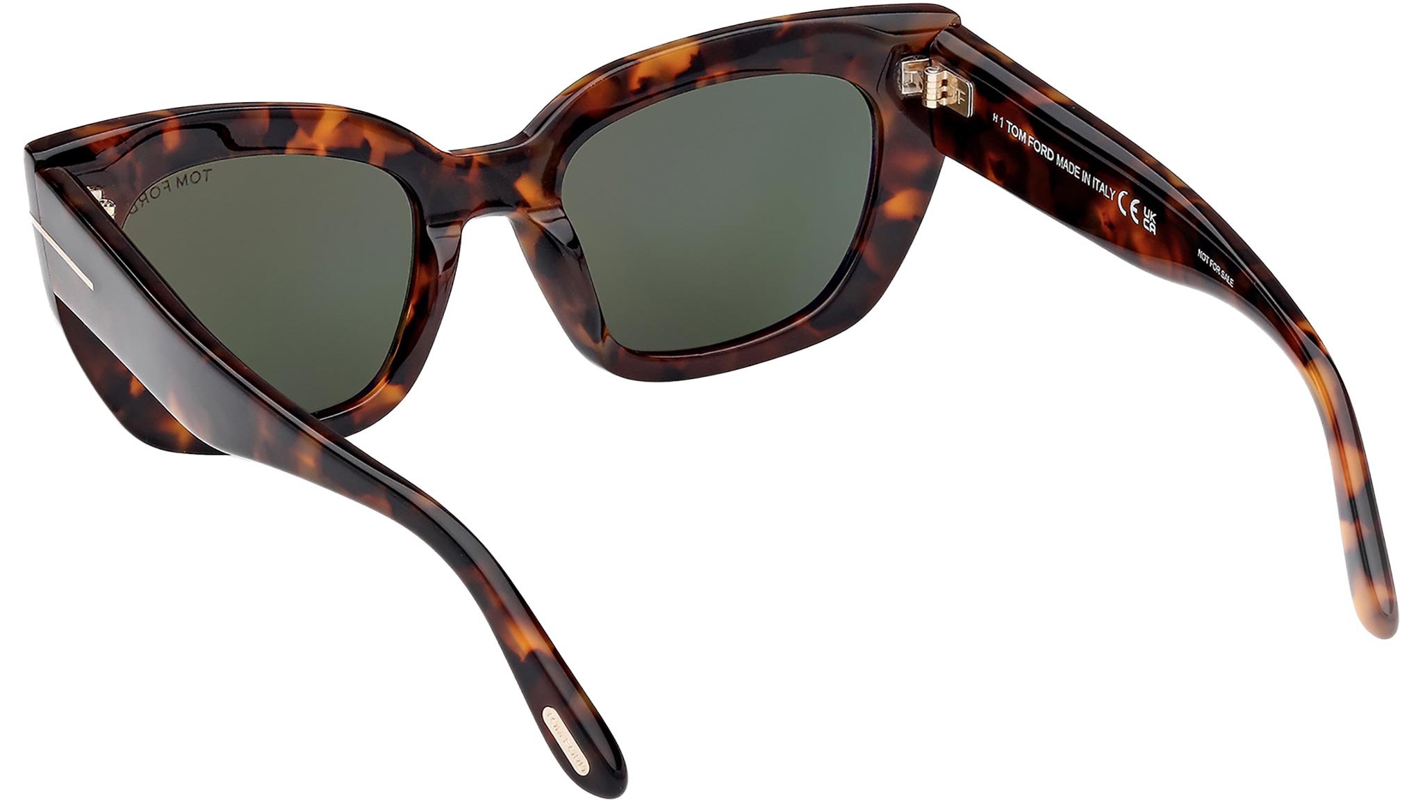 Tom Ford Athena Sunglasses FT1190 52N Dark Havana - eye-oo.com display picture 1