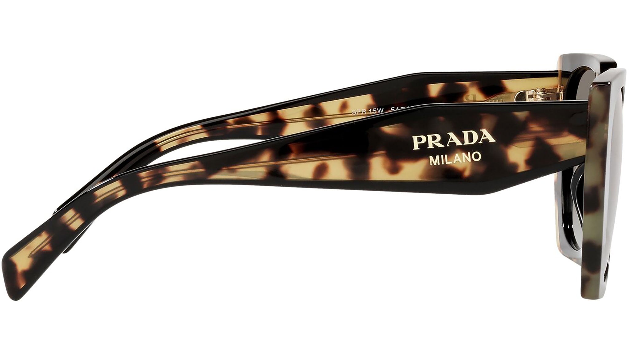 Prada PR 15WS 3890A7 Black / Medium Tortoise Sunglasses Prada Sunglasses PR15WS 3890A7 Black and Medium Tortoise  main image 2