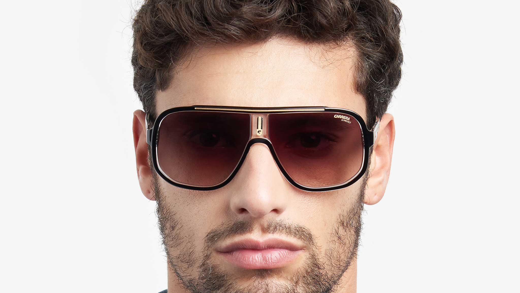 Carrera 1058/S 2M2 HA Sunglasses Black Gold - eye-oo.com display picture 3