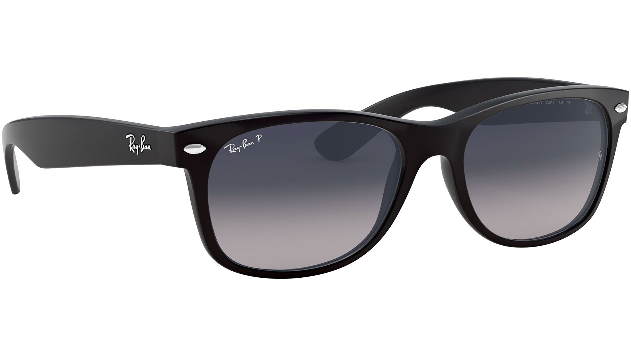 Ray-Ban New Wayfarer RB2132 601S78 Black Sunglasses - eye-oo.com