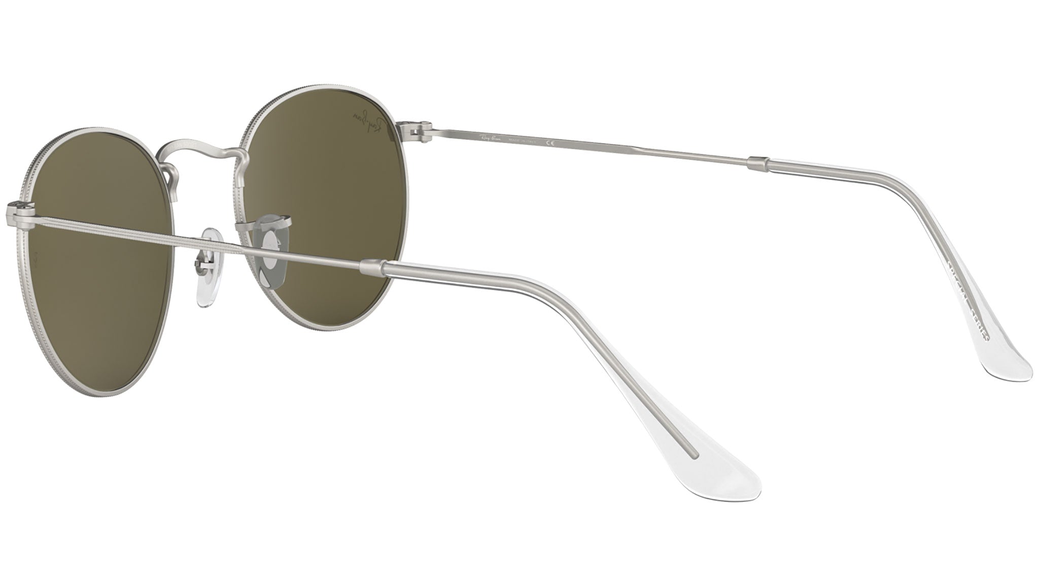 RayBan Round Metal Silver Flash Lenses RB3447 Silver Frame New Ray-Ban RB3447 Round Flash Lenses Sunglasses Review  main image 4