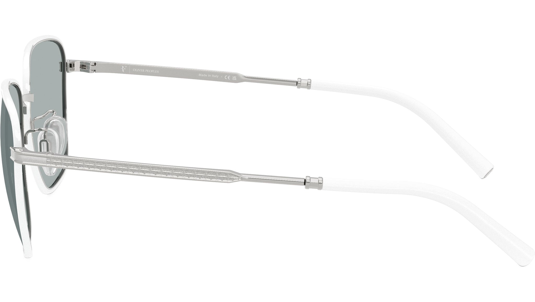 Oliver Peoples R-18 Sunglasses OV1378S 50366G White - eye-oo.com