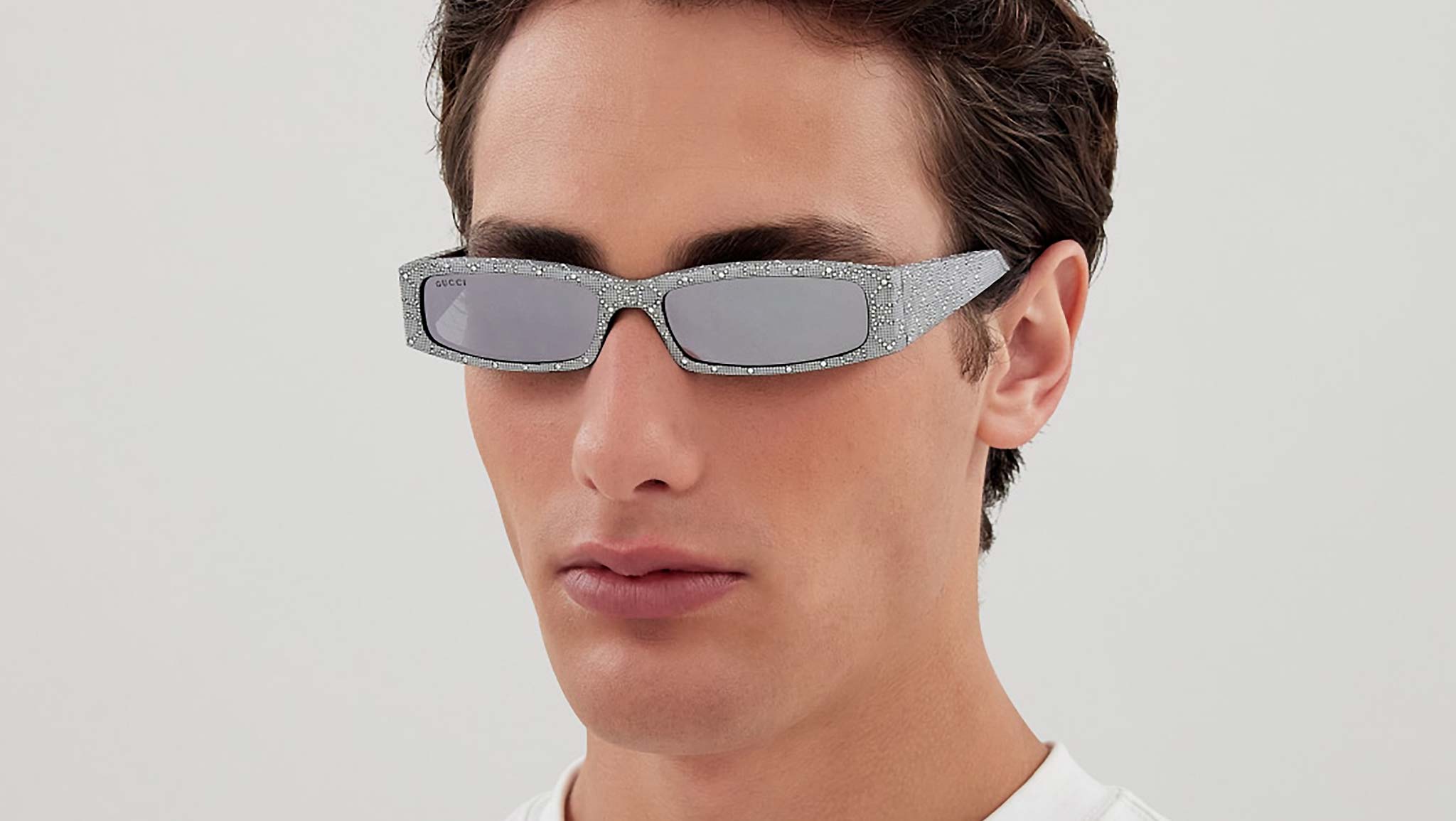 Gucci Sunglasses GG1780S 001 Shiny Black Strass - eye-oo.com