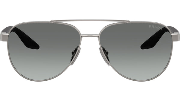 R*1様 【PRADA】プラダ　SILK混　イタリア製　グレー　ストライプスラッ PS A52S Prada Linea Rossa Sunglasses 5AV3M1 Gunmetal - eye-oo.com