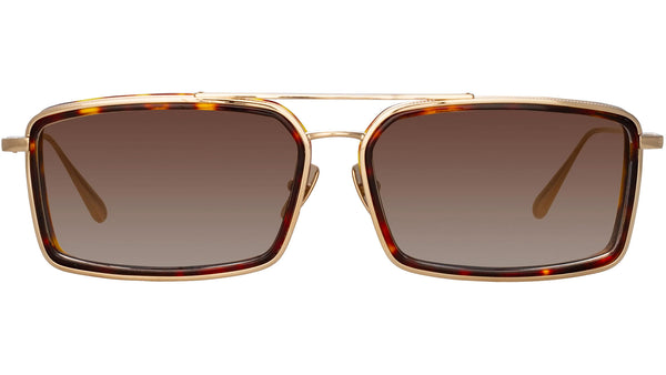 Linda Farrow Cassia C2 Yellow Gold Sunglasses LFL1392 - eye-oo.com