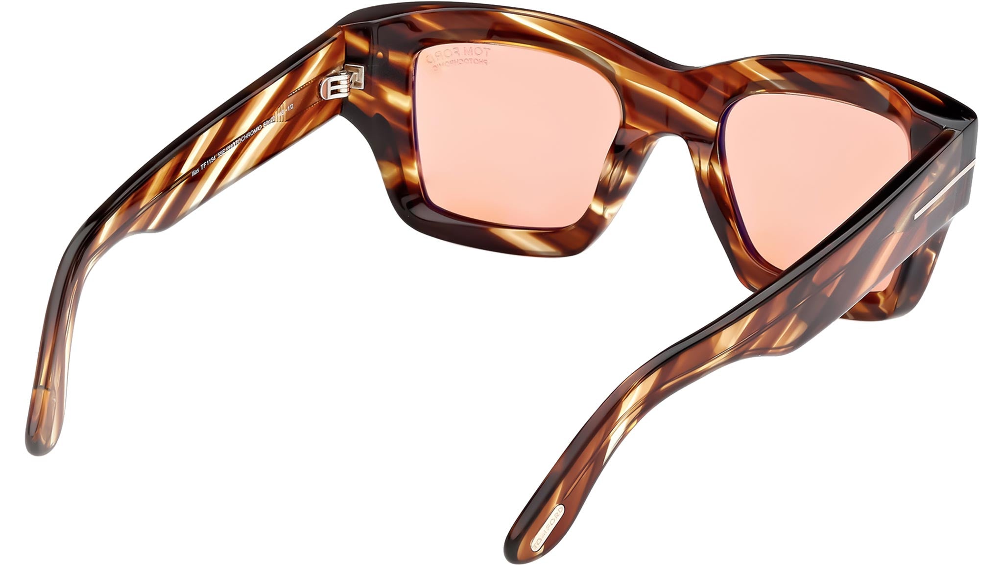 Tom Ford Ilias Sunglasses FT1154 55E Coloured Havana - eye-oo.com display picture 1