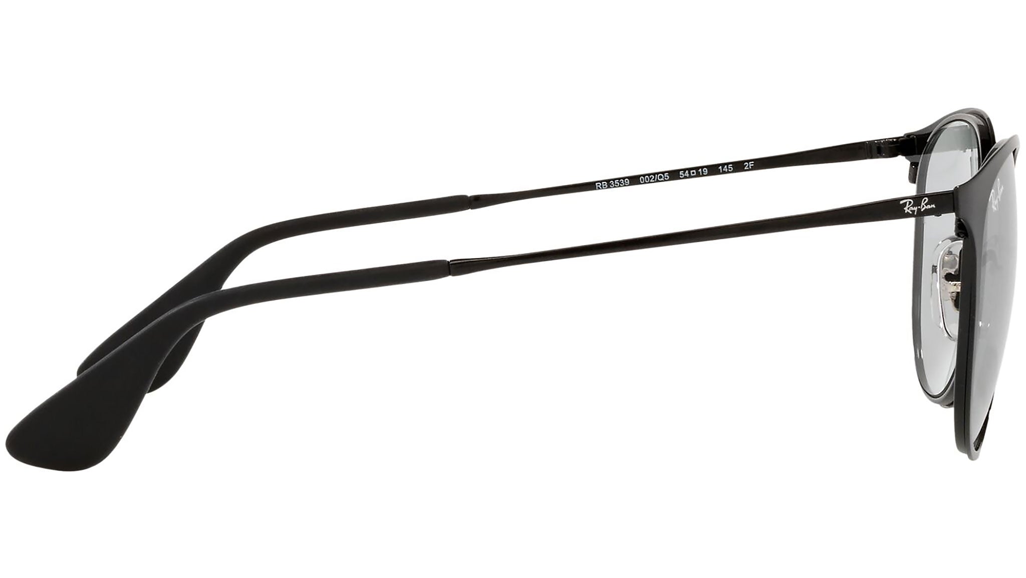 Ray-Ban Erika Metal RB3539 002/Q5 Black Sunglasses - eye-oo.com