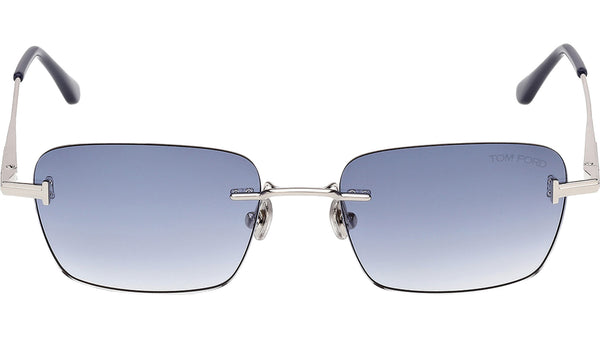 Tom Ford Jake-02 Sunglasses FT1354 16W Shiny Palladium - eye-oo.com