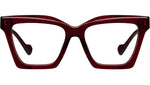 Crinkle Kreuz Crystal Burgundy