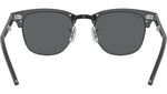 Clubmaster Folding RB2176 1367B1 grey on black