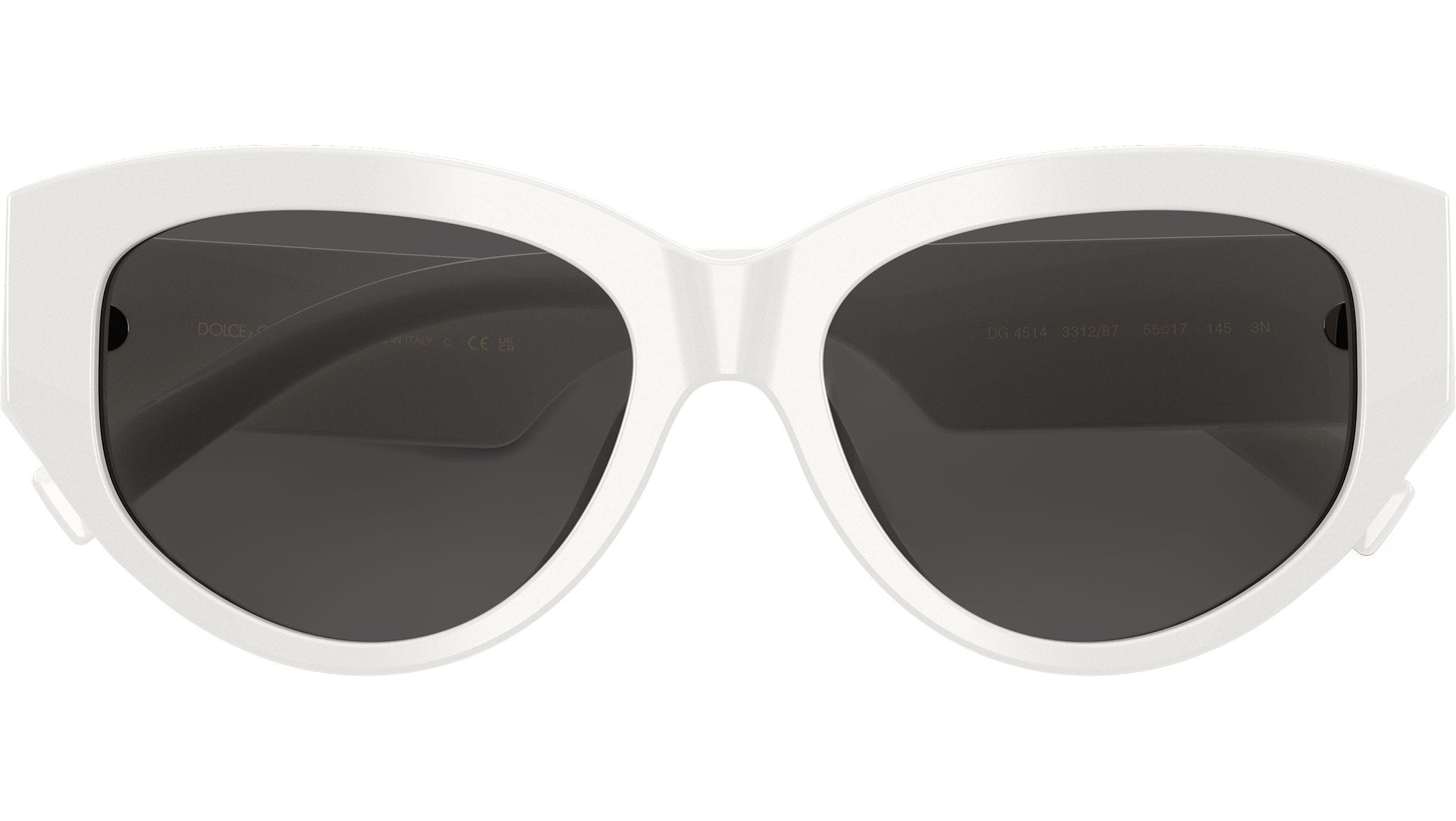 DG4514 Dolce & Gabbana Sunglasses 331287 White - eye-oo.com
