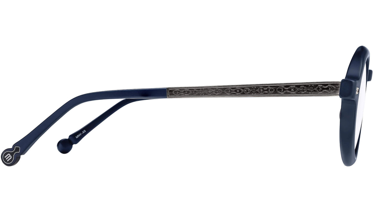 M2067 Matte Navy - Antique Silver